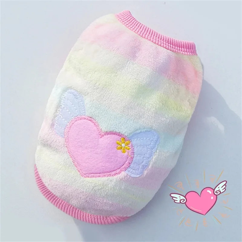 Cartoon Fleece Pet Sweater
