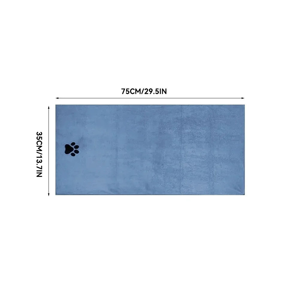 Super Soft Microfiber Pet Bath Towels — 3 Size Options