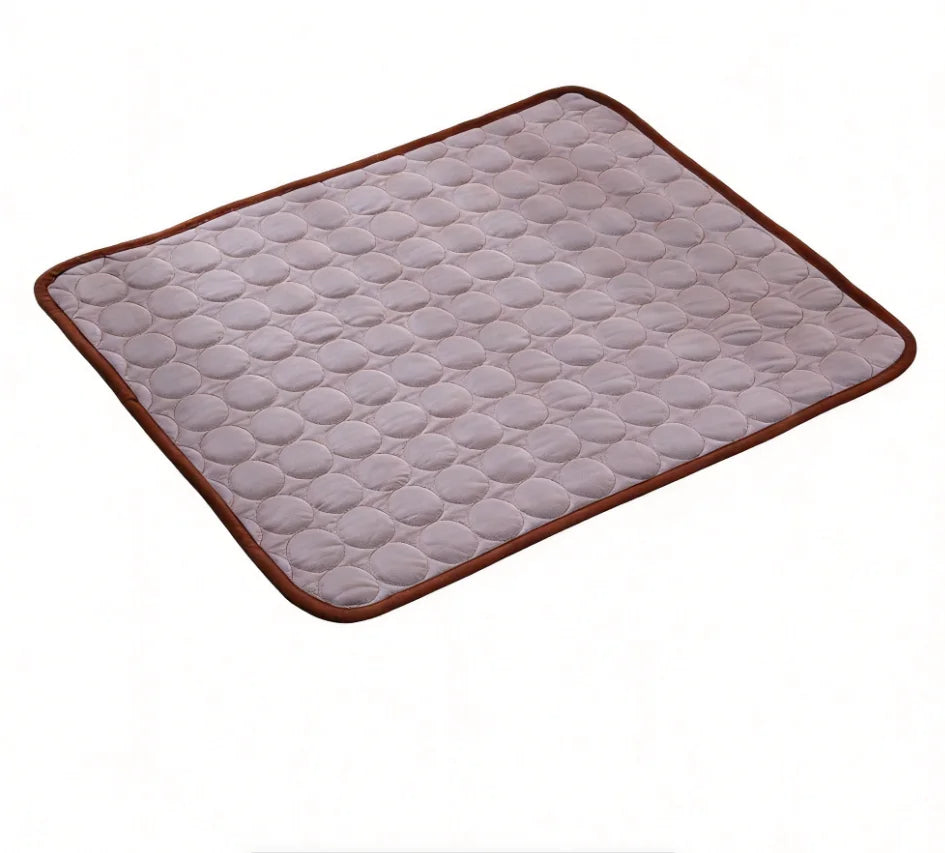 Pet Cooling Mat — Ice Silk Breathable Non-Slip Pad for Dogs & Cats