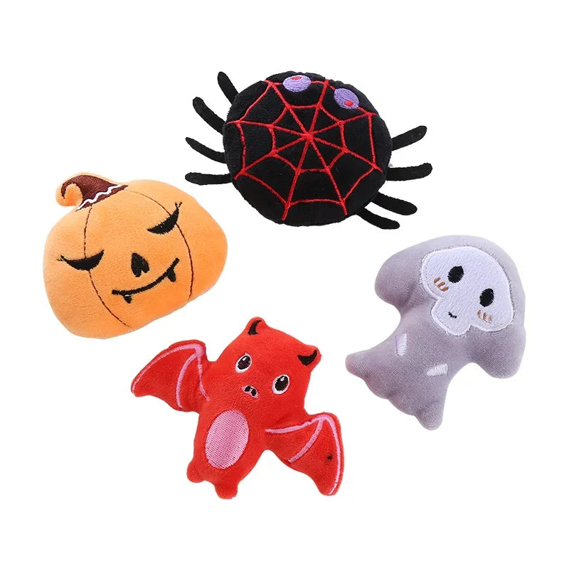 Halloween Catnip Cat Toys — Bat & Spider Shaped Teaser for Cats