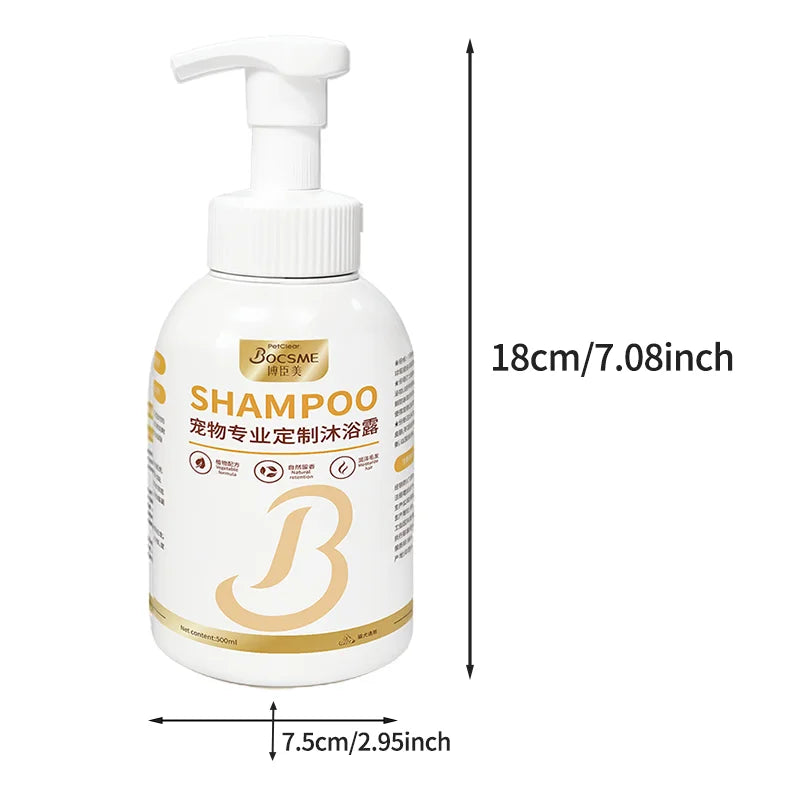 PetClear Pet Shampoo 500ml Plant Formula Flea Insect Repellent Deodorizing Detangling Natural Long-Lasting Fragrance