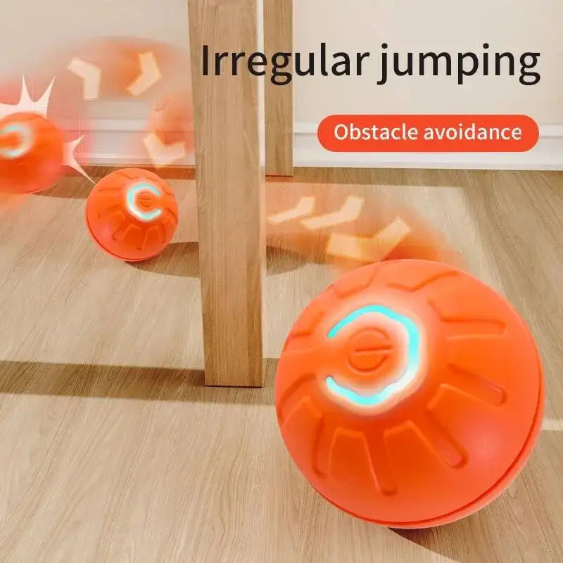 Smart Dog Toy Ball USB Rechargeable Auto Moving for Dogs & Cats