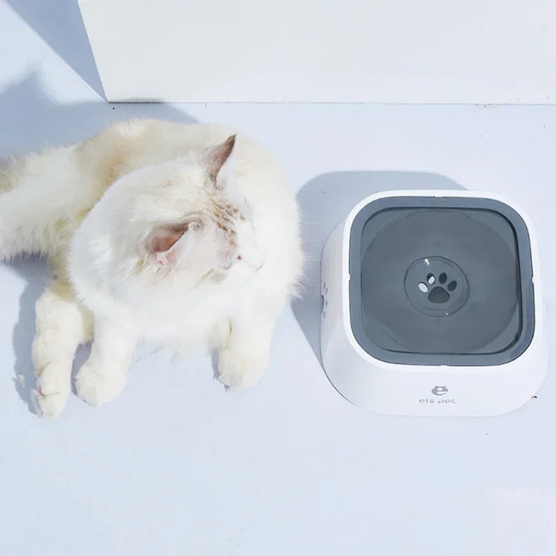 Anti-Spill Floating Pet Water Bowl for Dogs & Cats