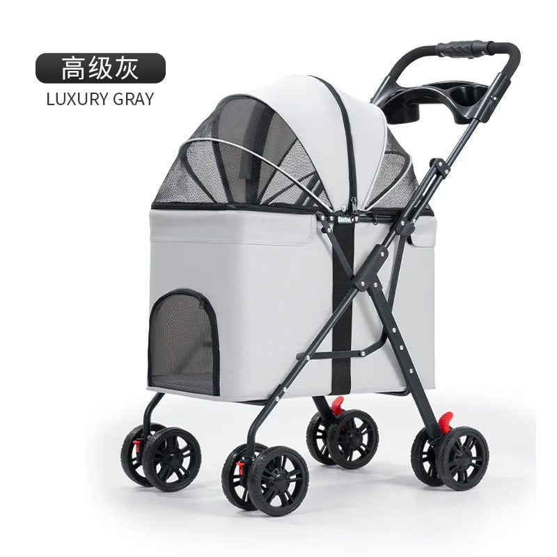 Lightweight Foldable Pet Stroller