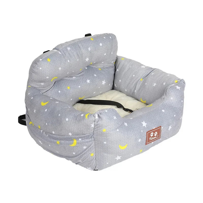 Blue Starry Sky Dog Car Seat & Travel Bed