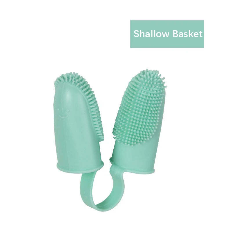 Dual Finger Pet Toothbrush — Soft Bristle Oral Cleaner for Dogs & Cats