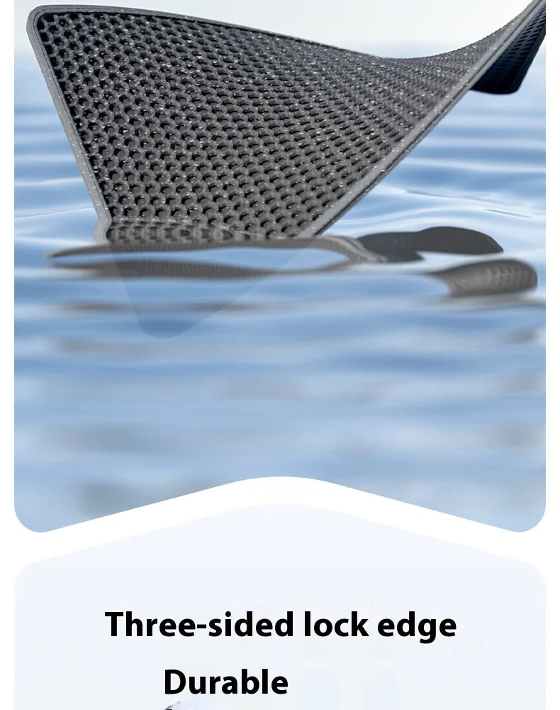 Large Cat Litter Mat Waterproof Double Layer Non Slip Litter Box Tray Pad Washable Durable Pet Toilet Training Mat