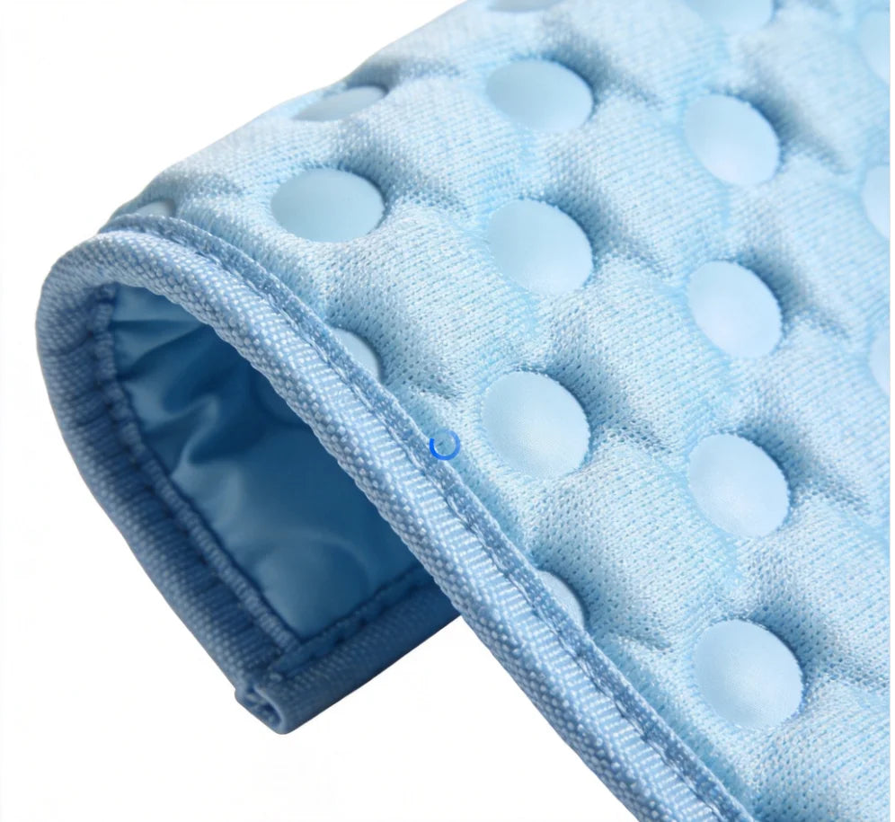 Pet Cooling Mat — Ice Silk Breathable Non-Slip Pad for Dogs & Cats