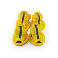 4Pcs Breathable Mesh Dog Shoes Summer Dog Shoes Non Slip Paw Protectors Adjustable Pet Booties for Puppy Cat Small Pet