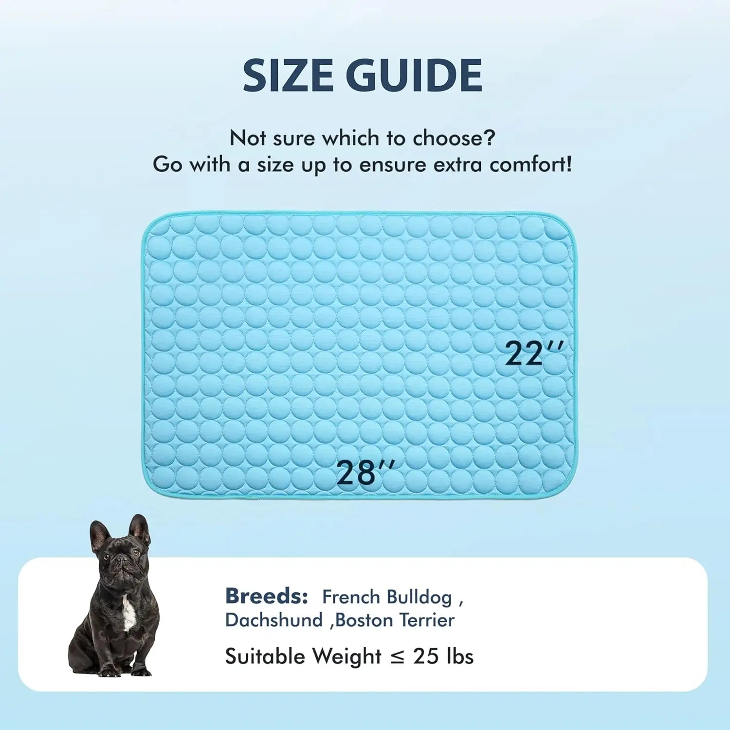 Pet Cooling Mat — Ice Silk Breathable Non-Slip Pad for Dogs & Cats
