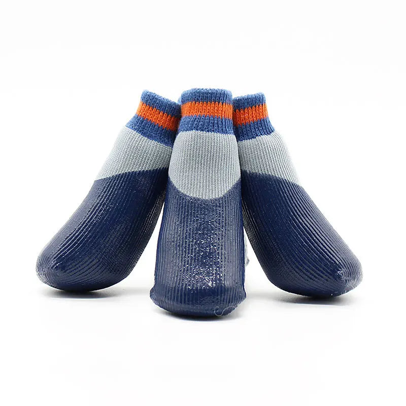 Waterproof Anti-Slip Dog Socks — 10 Pairs Rubber Foot Covers for Large Dogs