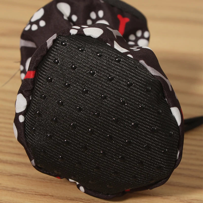 4pcs Pet Dog Shoes For Small Large Dogs Cat Anti-slip Soft Adjustable Paw Boots Chihuahua Socks Dachshund Puppy Outdoor Sneakers