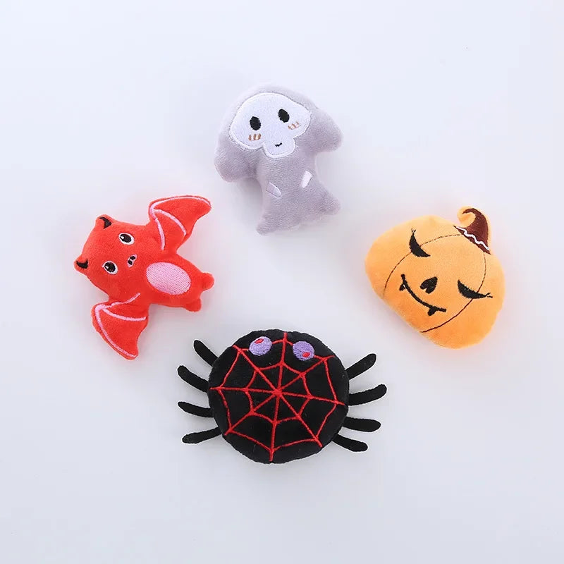 Halloween Catnip Cat Toys — Bat & Spider Shaped Teaser for Cats