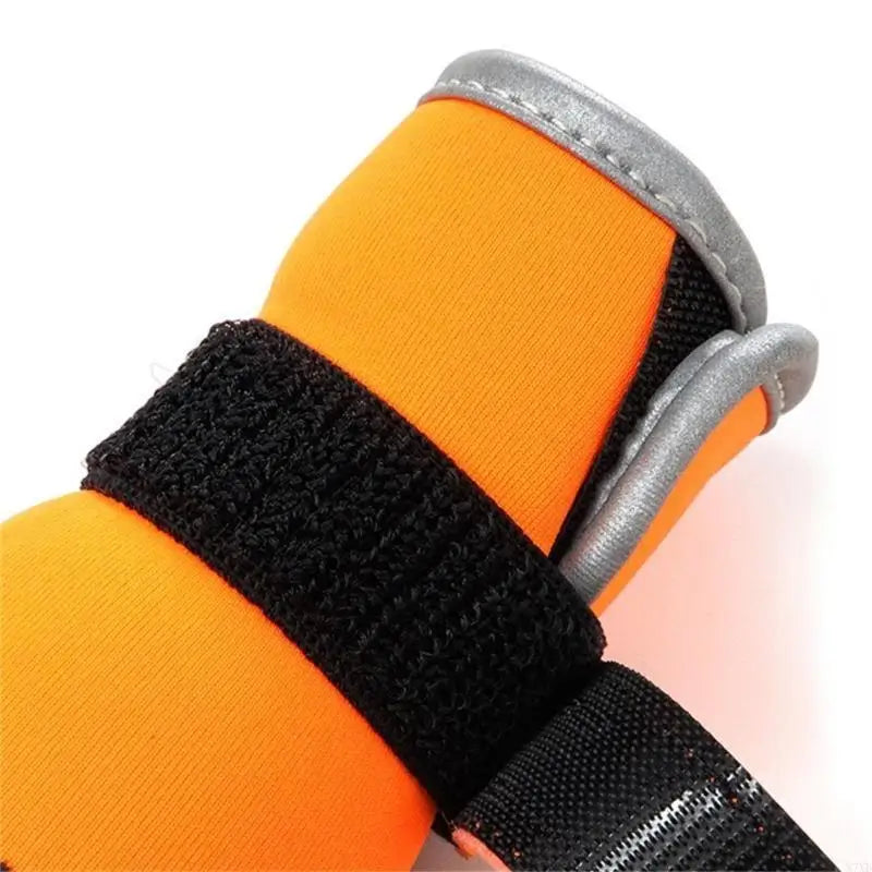 X7XD 4pack Protective Dog Shoes Versatiles Pet Sneakers Breathable Dog Footwear