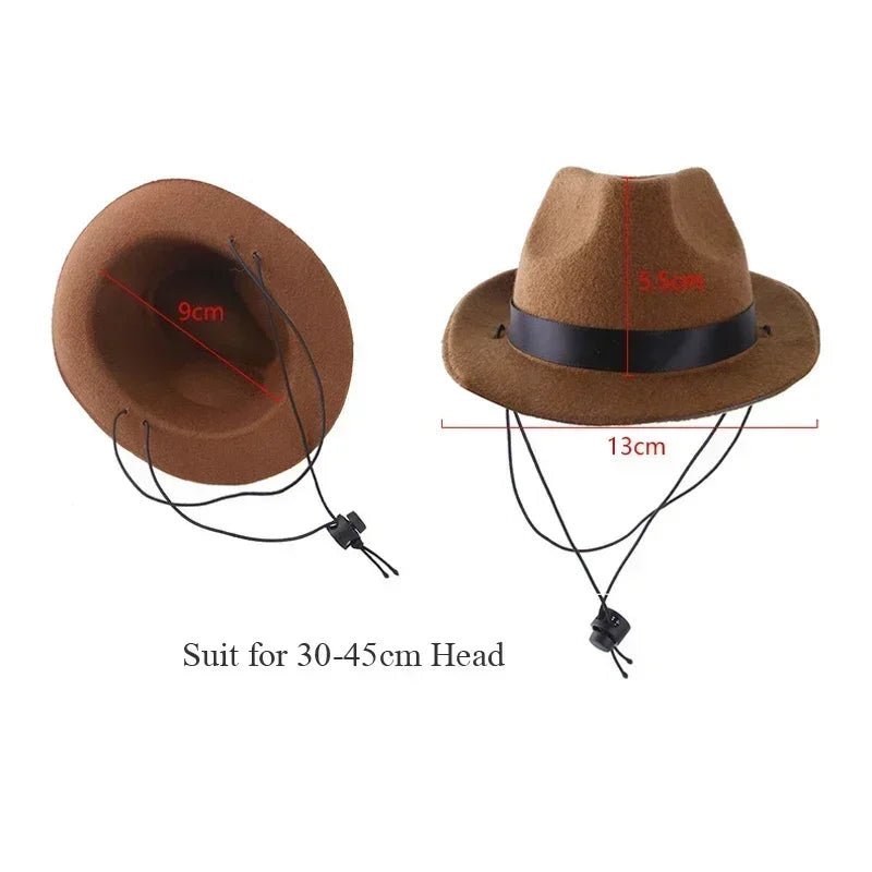 Western Cowboy Pet Hat