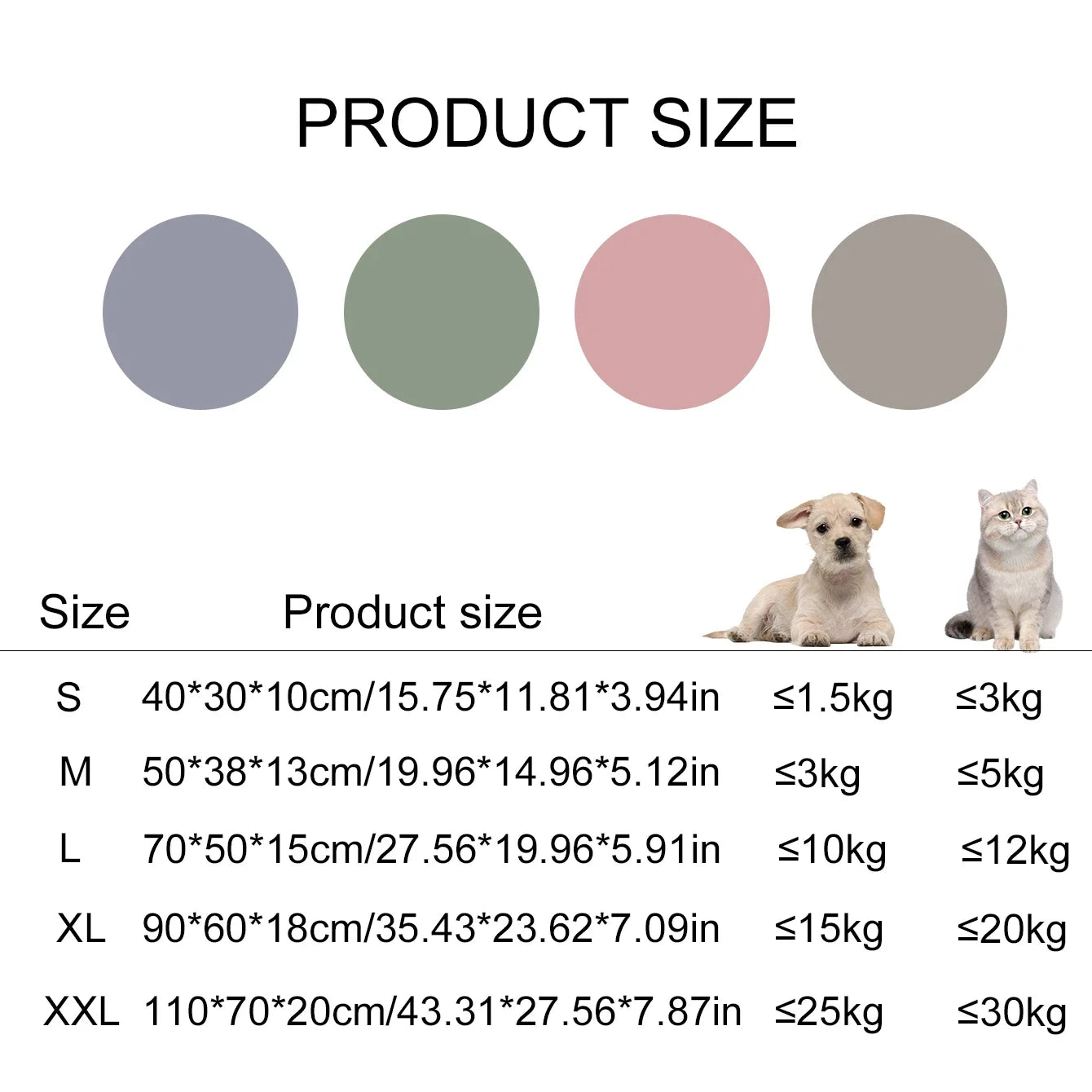 Large Pet Sofa Bed — Warm & Cozy Dog & Cat Sleeping Cushion