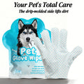 6 Pcs Pet Wipe Drip Molded Side Cat Dog Disposable Glove Cleaner Towels Bathing Cleaning Dry Cleaning Wipes Gloves
