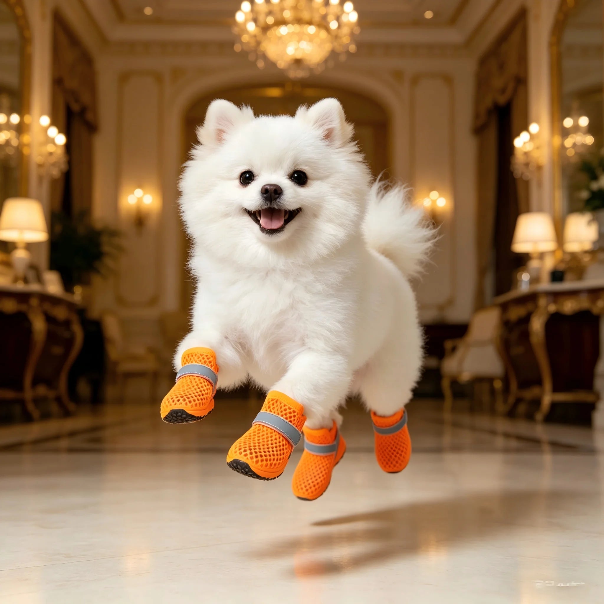 Non-slip, breathable and wear-resistant dog shoes, soft sole anti-slip off pet dog boots, durable paw protective covers