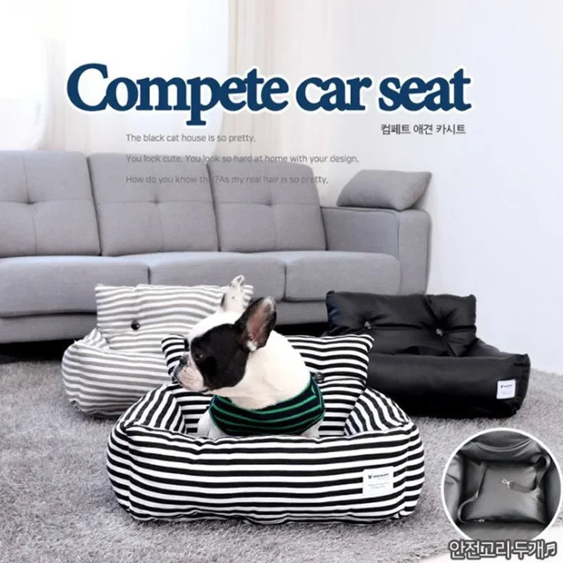 Blue Starry Sky Dog Car Seat & Travel Bed