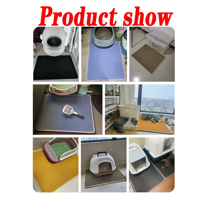 Waterproof Double Layer Cat Litter Trapping Mat