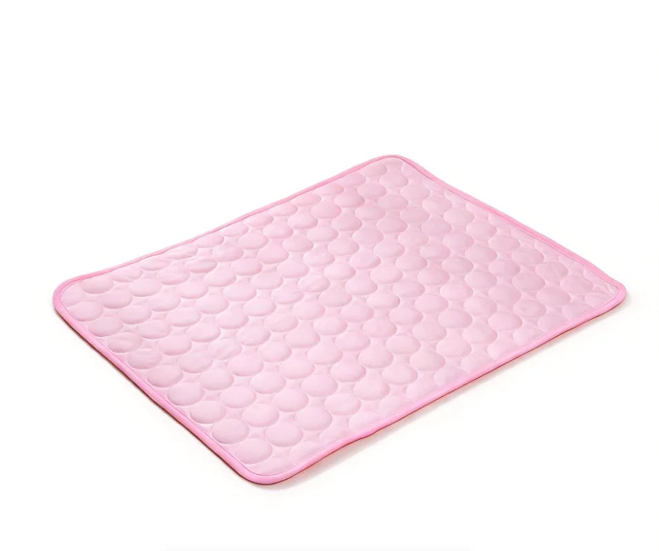 Pet Cooling Mat — Ice Silk Breathable Non-Slip Pad for Dogs & Cats
