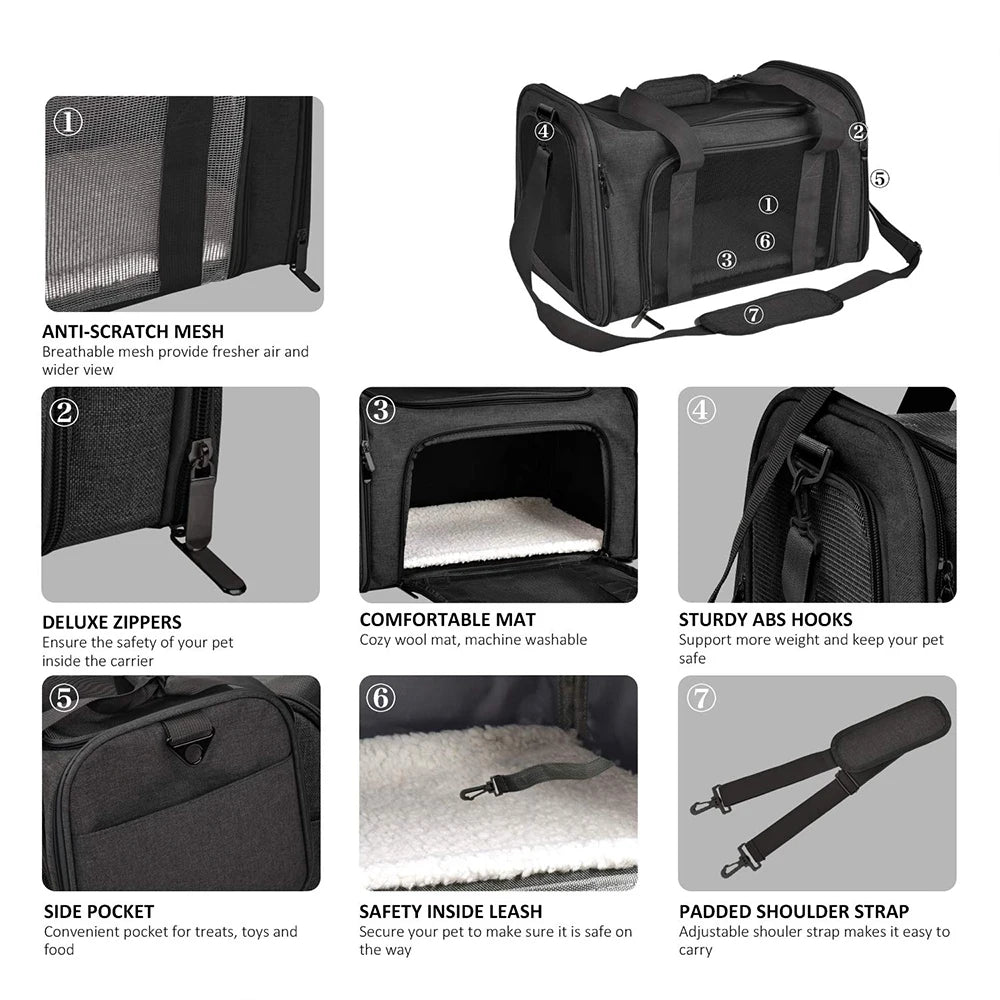 Airline Approved Soft Side Pet Carrier