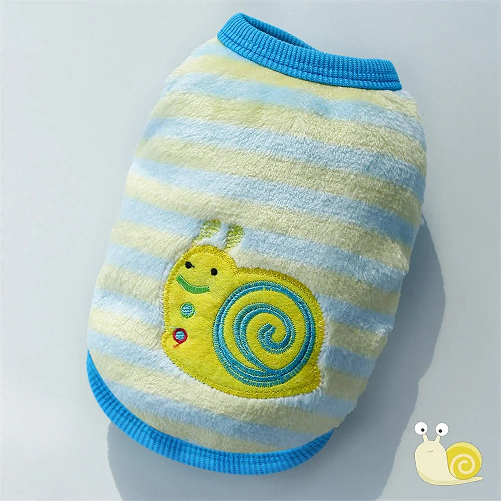 Cartoon Fleece Pet Sweater
