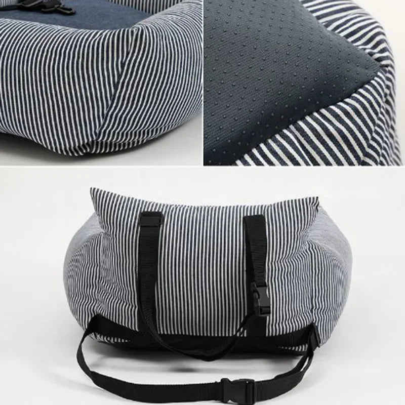 Blue Starry Sky Dog Car Seat & Travel Bed
