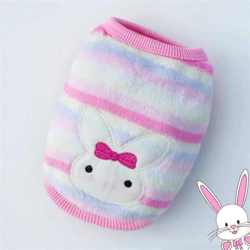Cartoon Fleece Pet Sweater