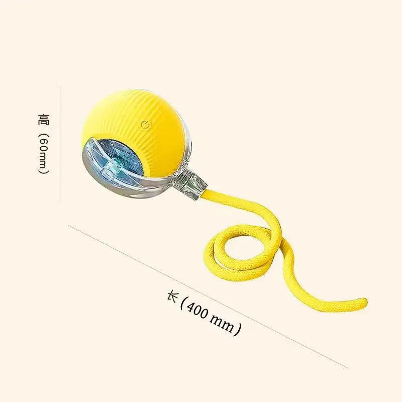Smart Electric Rolling Cat Toy Ball — USB Rechargeable Auto-Moving Teaser
