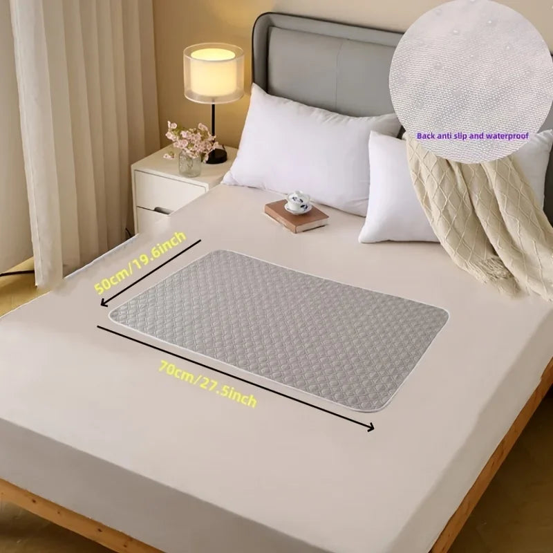Washable Incontinence Pads for Elderly And Pets Leak-Proof Bed Care Mats for Menstruation And Home Use Multiple Sizes Available
