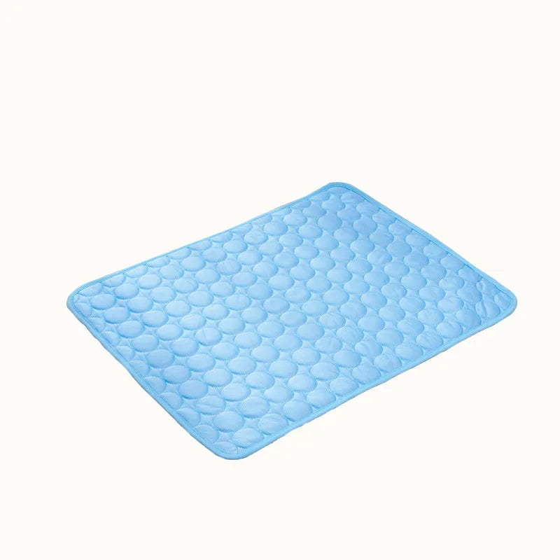 Pet Cooling Mat — Ice Silk Breathable Non-Slip Pad for Dogs & Cats