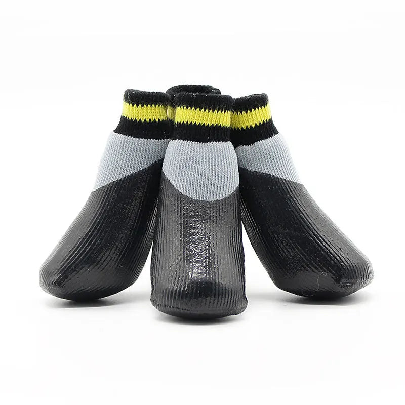 Waterproof Anti-Slip Dog Socks — 10 Pairs Rubber Foot Covers for Large Dogs