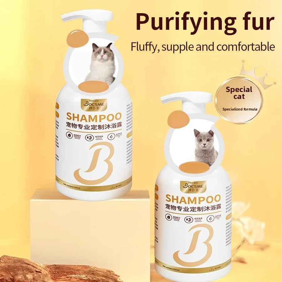 PetClear Pet Shampoo 500ml Plant Formula Flea Insect Repellent Deodorizing Detangling Natural Long-Lasting Fragrance