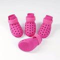 Pet Shoes Silicone Rain Shoes Dirt Resistant Slip Resistant Waterproof Dog Shoes Small Medium Dog Teddy Shoes