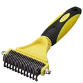 Pet Comb and Grooming Brush Two-Sided Cat Hair Brush Undercoat Rake Comb for Dog Cat Remove Knots Tangles Pet Hair Comb