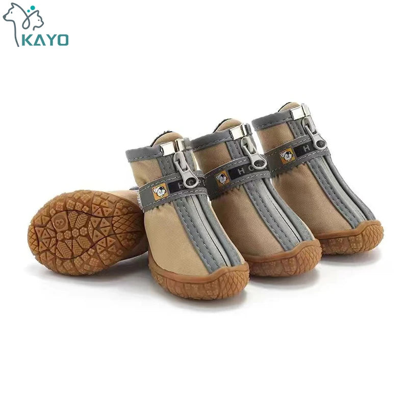 Mesh Pet Dog Shoes Durable Breathable Soft Sole Reflection Dogs Boots For Small Dogs Walking Climbing Dogs Sneakers Cat Shoes