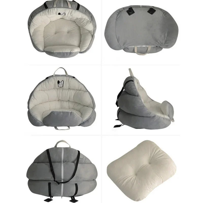 Blue Starry Sky Dog Car Seat & Travel Bed