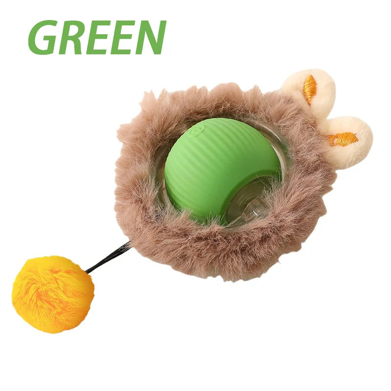 Smart Electric Rolling Cat Toy Ball — USB Rechargeable Auto-Moving Teaser