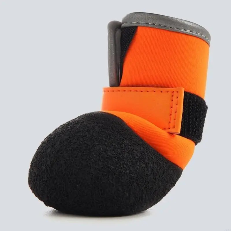 X7XD 4pack Protective Dog Shoes Versatiles Pet Sneakers Breathable Dog Footwear
