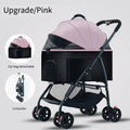 3-in-1 Lightweight Foldable Pet Car Stroller