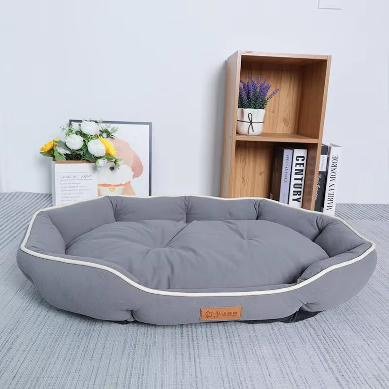 Large Pet Sofa Bed — Warm & Cozy Dog & Cat Sleeping Cushion