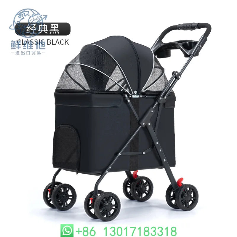 Lightweight Foldable Pet Stroller