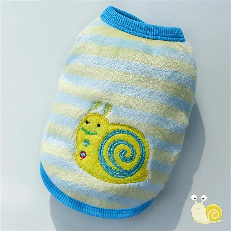 Cartoon Fleece Pet Sweater