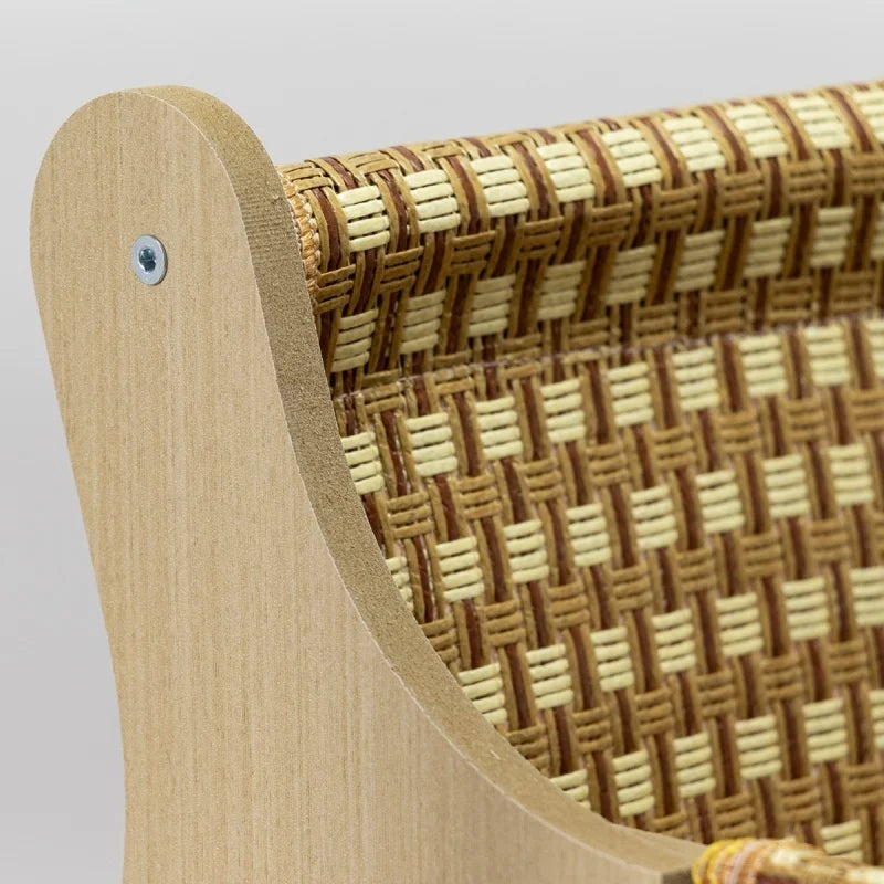 2-in-1 Summer Pet Sofa & Rattan Cooling Mat for Cats & Dogs