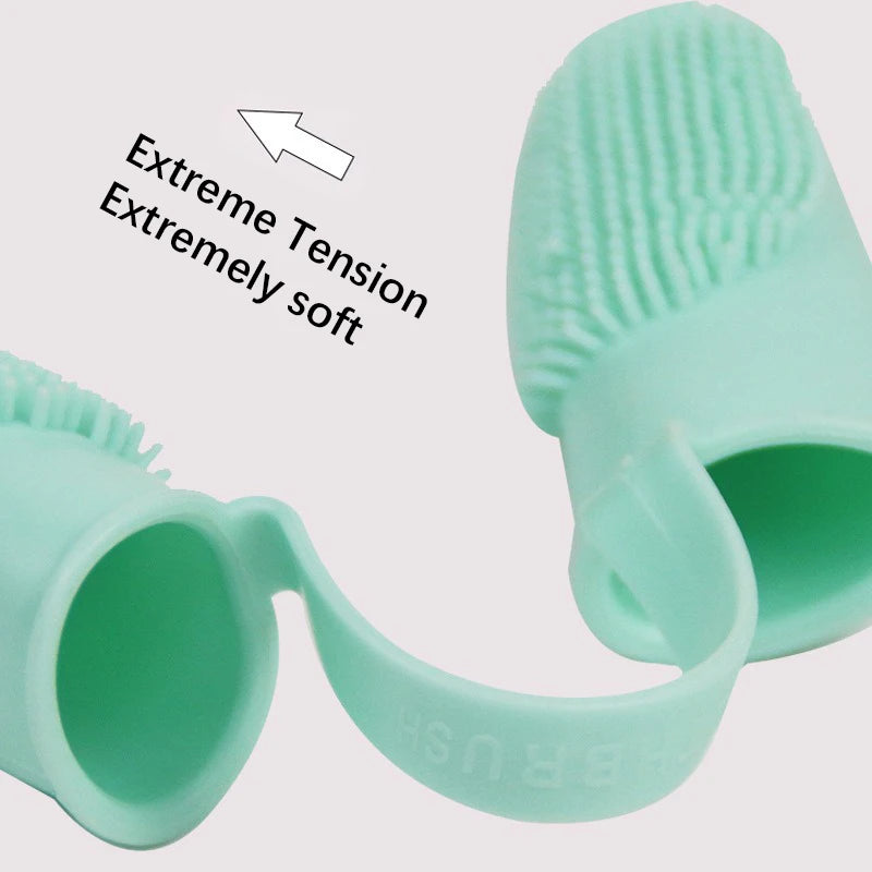 Dual Finger Pet Toothbrush — Soft Bristle Oral Cleaner for Dogs & Cats