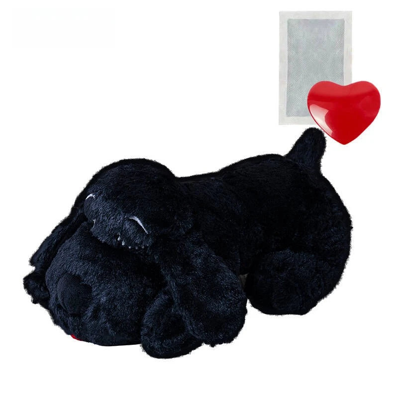 Pet Soothing Heartbeat Plush Toy Anxiety Relief Companion for Dogs