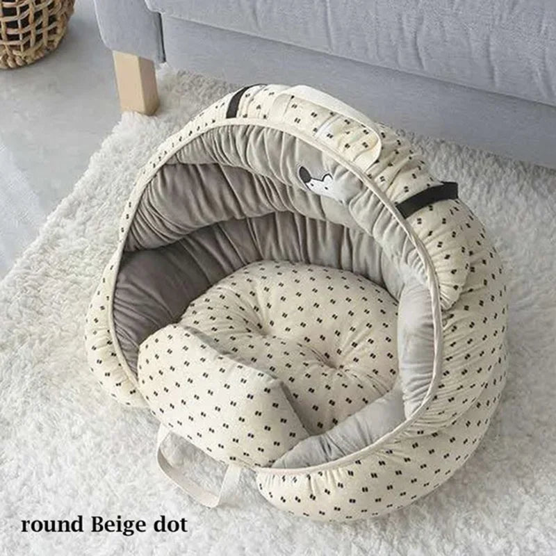 Blue Starry Sky Dog Car Seat & Travel Bed