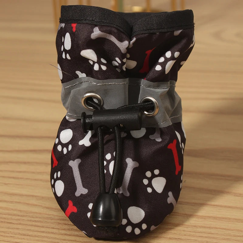 4pcs Pet Dog Shoes For Small Large Dogs Cat Anti-slip Soft Adjustable Paw Boots Chihuahua Socks Dachshund Puppy Outdoor Sneakers