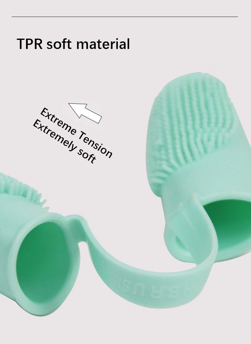 Dual Finger Pet Toothbrush — Soft Bristle Oral Cleaner for Dogs & Cats